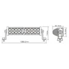 TruckLED Rampa de trabajo LED 300 W 12/24 V IP67 1393mm 6500K Homologación R10