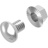 Truss head bolt + serrated flange nut SGKFM8x16 E90