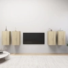TV skříňky Lumarko, 4ks, dub sonoma, 30,5x30x60 cm, deska