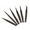 Tweezers 6CZ ESD ANTISTATIC 12-14CM STAINLESS STEEL