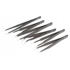 Tweezers 6CZ ESD ANTISTATIC 12-14CM STAINLESS STEEL