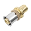 ultraPRESS/Push transition brass fitting -16/18.2