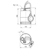 UNILIFT KP dompelpomp 150 A1 voor vuil water, 10m kabel, vlotter