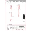 Universeller Distanz-Blitzschutzhalter Fi 12 L -100