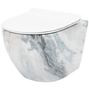 Upphängd toalettskål Rea Carlos granit glänsande - Dessutom 5% rabatt med koden REA5