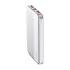 V-TAC Powerbank 10000 mAh Chargeur Rapide Blanc