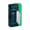 V-TAC Powerbank 10000 mAh Chargeur Rapide Blanc
