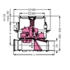 Valvola antiallagamento con pompa DN100 KESSEL Pumpfix F con coperchio nero 24100S