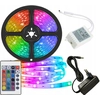 VANDTÆT SMD LED STRIP 5M RGB FARVE + FJERNBETJENING