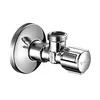 Vanne de régulation d'angle HAW835 1/2" chrome ASAG pour installations d'eau