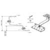 VARIO Dachhaken verstellbarer Halter Dachziegel A2