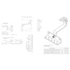 Vario-Dachhalterung 2x verstellbar DC1 L120