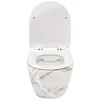 Vas de toaletă strălucitor Rea Carlos Lava cu scaun cu închidere lentă - Reducere suplimentară 5% cu codul REA5