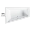 Vasca da bagno asimmetrica Besco Intima Duo Slim, 170 cm, sinistra