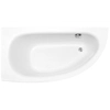 Vasca da bagno asimmetrica Besco Milena Premium 150x70 rimanente - ULTERIORE SCONTO 5% PER CODICE BESCO5