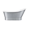 Vasca da bagno freestanding Besco Gloria Glam 150 silver - IN AGGIUNTA 5% SCONTO PER CODICE BESCO5