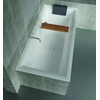 Vasca da bagno in acrilico da incasso Riho Still Square LED 170 x 75 cm + sifone