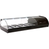 Vitrina Refrigerada Tapas 4x Gn 1/3 Sayl Negro V4n