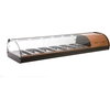 Vitrina Refrigerada Tapas 6x Gn 1/3 Marrom Sayl V6e