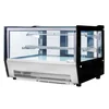 Vitrine de refrigeração ajustável para café bar Elsa Mini S120 Inox 120x53x73