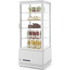 Vitrine de refroidissement réfrigérateur pour boissons biscuits 98l Hendi blanc 233665