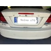 VOLVO C70 II Cabrio CHROME STRIP Chrome-plated hatch