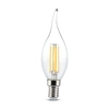VT-1949 4W C35 LED bulb Filament / Shade: AmberNo curly flame / Color: 2200K / Socket: E14