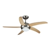 VT60535 Ceiling fitting with a fan / Cap: 2xE27 / Number of arms: 5 / Control: Remote control / Motor: 60W