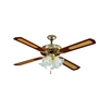 VT60564 Ceiling light with a fan / Cap: 4xE27 / Number of arms: 4 / Control: Chain / Motor: 55W