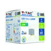 VT759 6W Wall lamp square LED / CHIP BRIDGELUX / Color: 4000K / Gray