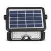 VT7775 5W Solar LED floodlight / Color: 4000K / Housing: Black