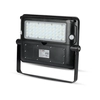 VT78710 10W Solar LED floodlight / Color: 4000K / Housing: Black