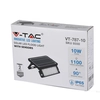 VT78710 10W Solar LED floodlight / Color: 4000K / Housing: Black