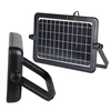 VT78810 10W solární LED světlomet / Panel s kabelem / USB zásuvka / Barva: 4000K / Pouzdro: Černá