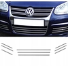 VW GOLF V JETTA - CHROOM GRILL lamellen dummy Tuning