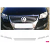 VW PASSAT B6 - Λωρίδες CHROME GRILL, εικονικό 3M Tuning