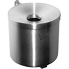 Wall ashtray, with a mechanism tilt, Rondo Senior, stainless steel