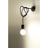Wall lamp EDISON Black Sollux SL.0373