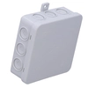 Wall-mounted installation box N7 fastbox 100x100x38mm, self-locking, grey