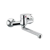 Wall mounted sink mixer Smile, chrome