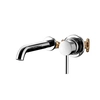 Wall-mounted washbasin tap Palazzani DIGIT/MIMO chrome 12316310 + 99273710