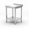 Wall Table With Shelf Gastronomic Stainless Steel 600x600x850 Hendi 817223