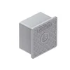 Wall test box 150x150x100 gray /TW/ TYPE AN-60A/S