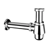 Washbasin siphon McAlpine chrome low