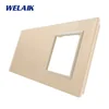 WELAIK doble panel de vidrio 0+zás -crema marfil