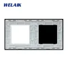 WELAIK doble panel de vidrio 0+zás -crema marfil