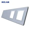 WELAIK quadruple glass panel 0+0+zás+zás - grey