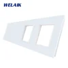 WELAIK quadruple glass panel 0+0+zás+zás - white