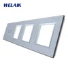 WELAIK quadruple glass panel 0+zás+zás+zás - grey