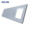 WELAIK triple glass panel 0+0+zás - gray